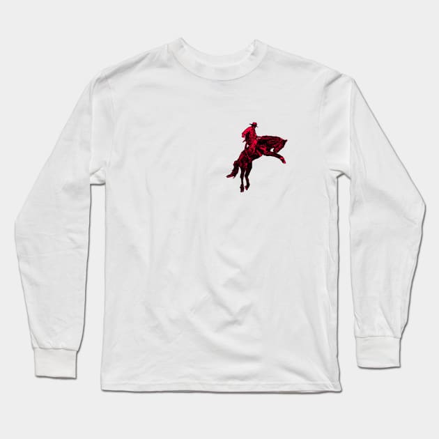 Wild Saddle 1 Long Sleeve T-Shirt by Horsemansrodeo